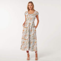 dress with floral print