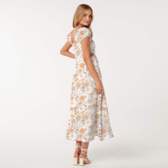 dress with floral print