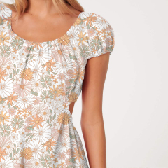 dress with floral print