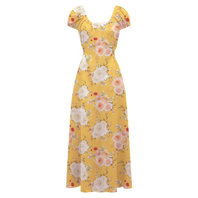dress with floral print