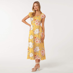 dress with floral print