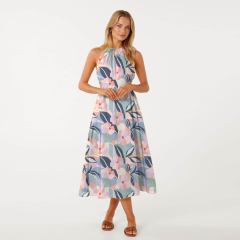 dress with floral print