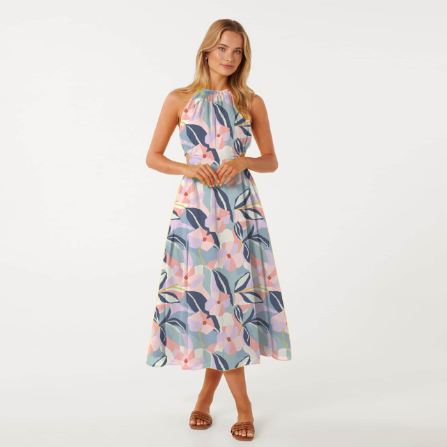 dress with floral print