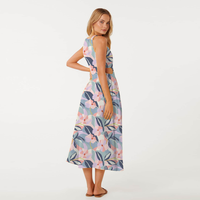 dress with floral print