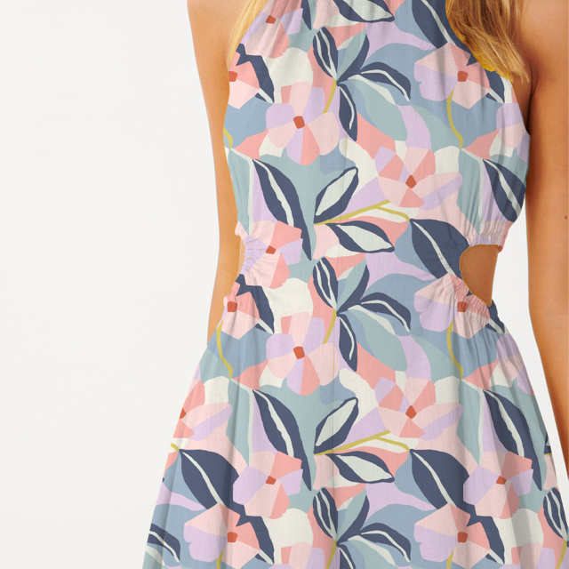 dress with floral print