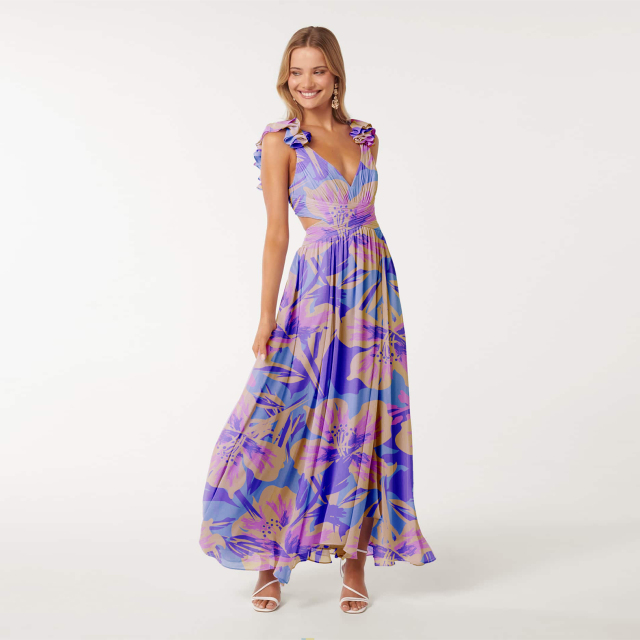 dress with floral print