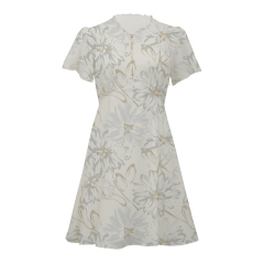 dress with floral print