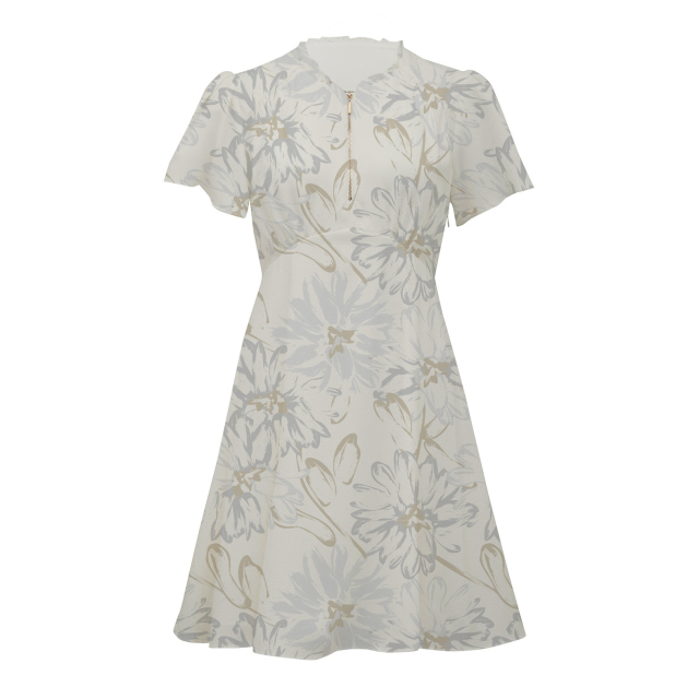 dress with floral print