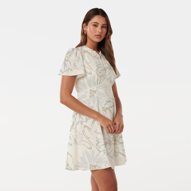 dress with floral print