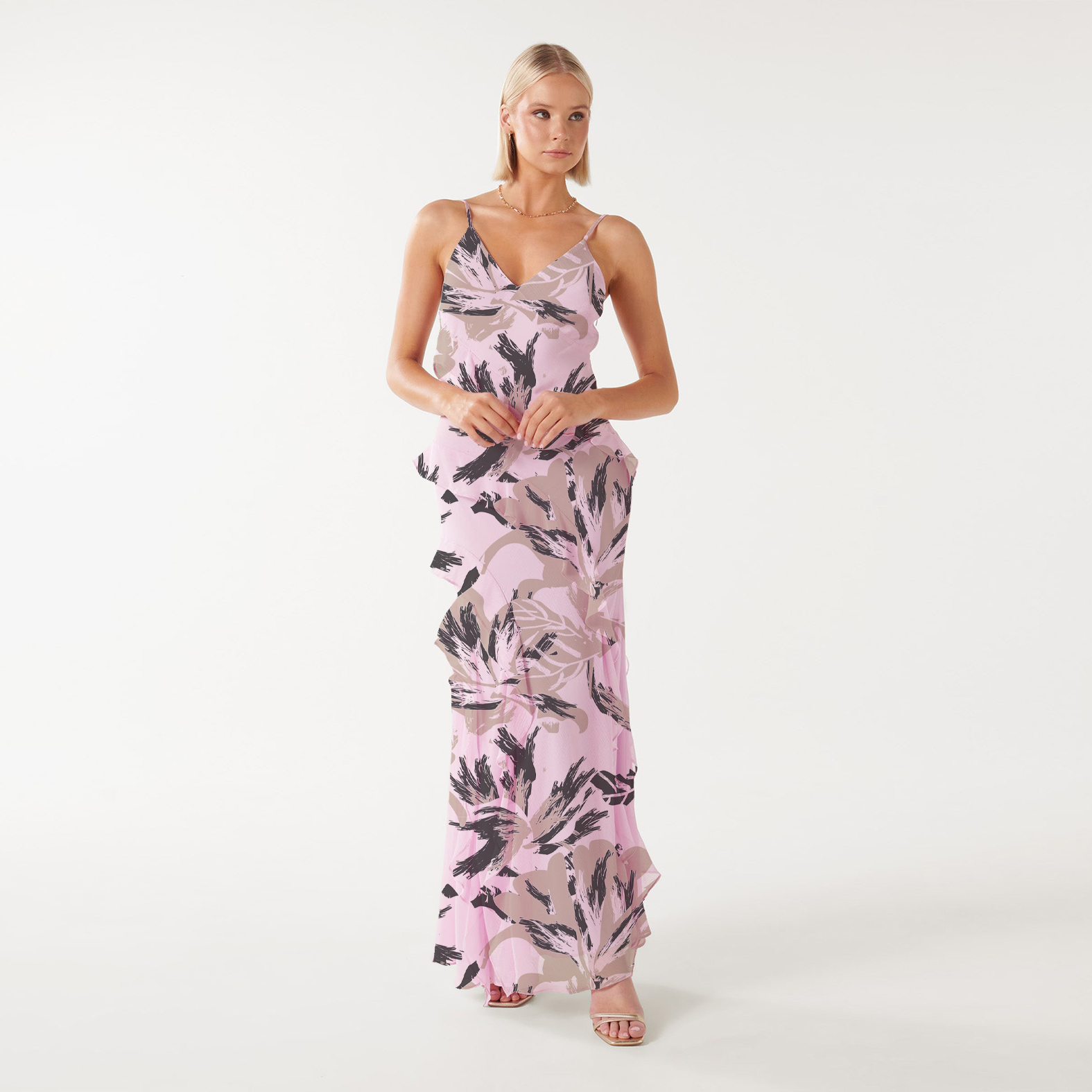 dress with floral print