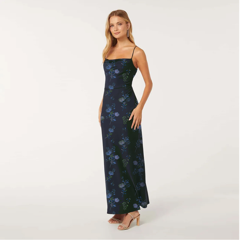 dress with floral print