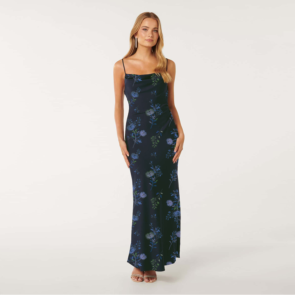 dress with floral print