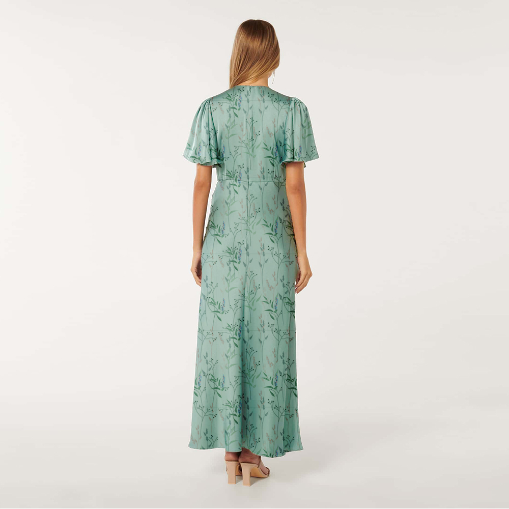 dress with floral print