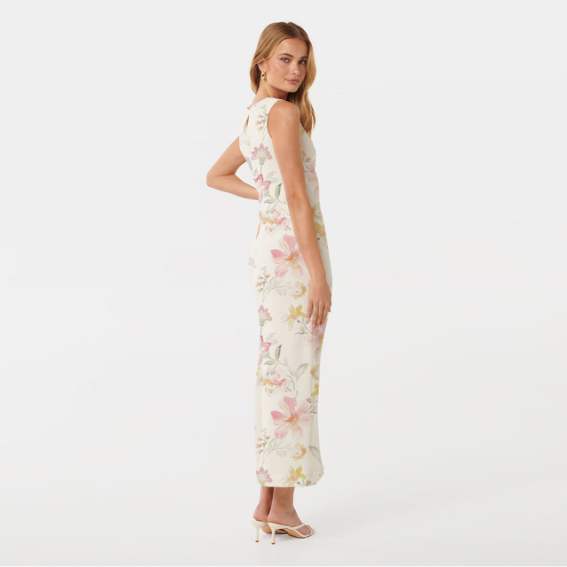 dress with floral print
