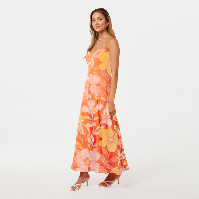 dress with floral print