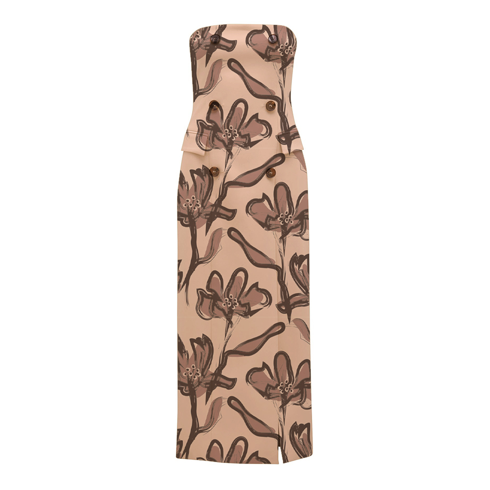 dress with floral print