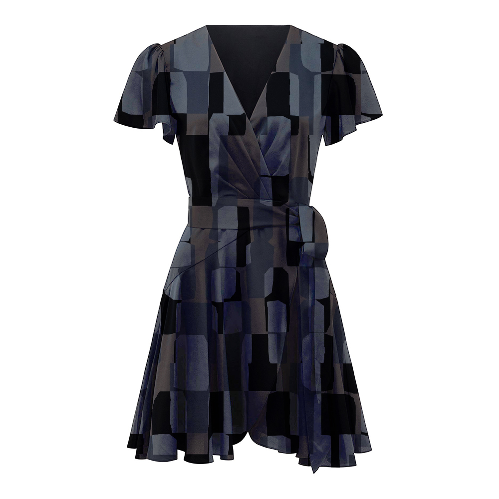 dress with floral print