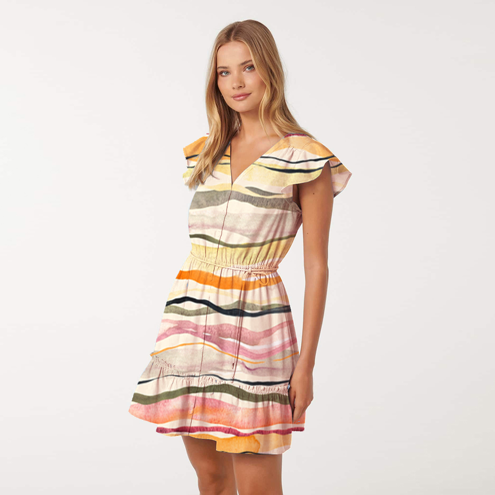 dress with floral print