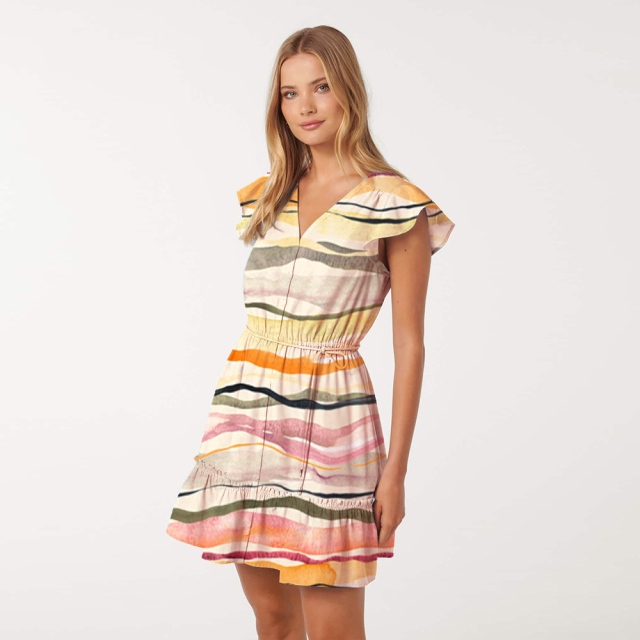 dress with floral print