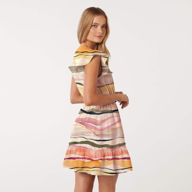 dress with floral print