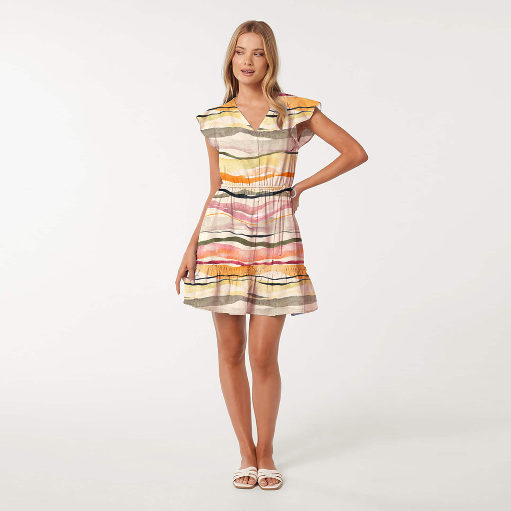 dress with floral print