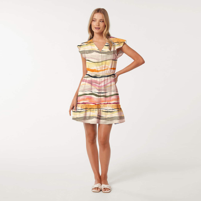 dress with floral print