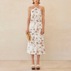 dress with floral print