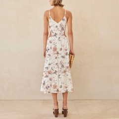 dress with floral print