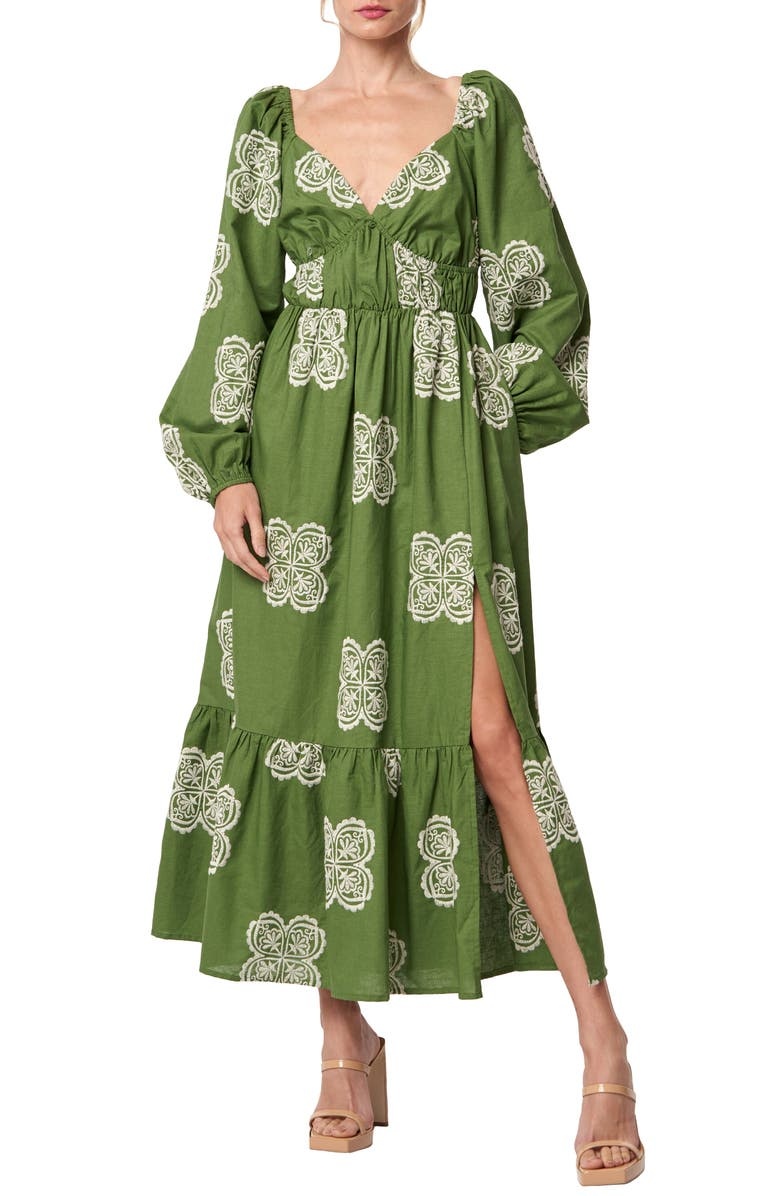 dress with floral print