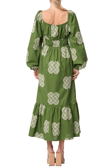 dress with floral print