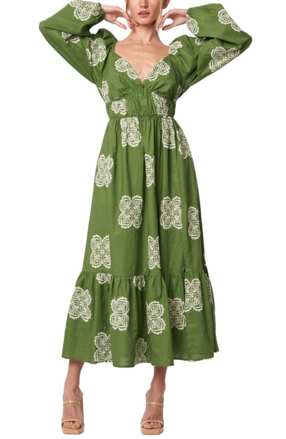 dress with floral print