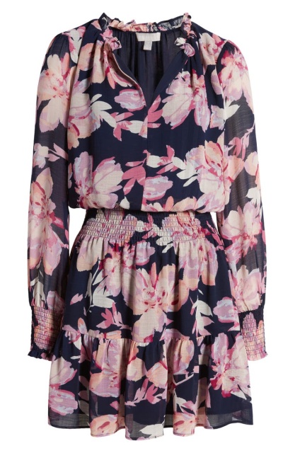 dress with floral print