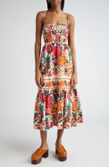 dress with floral print