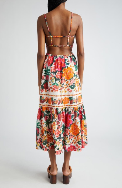 dress with floral print