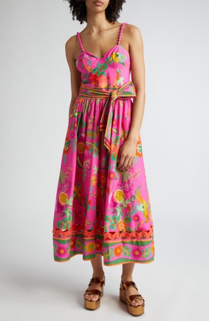 dress with floral print