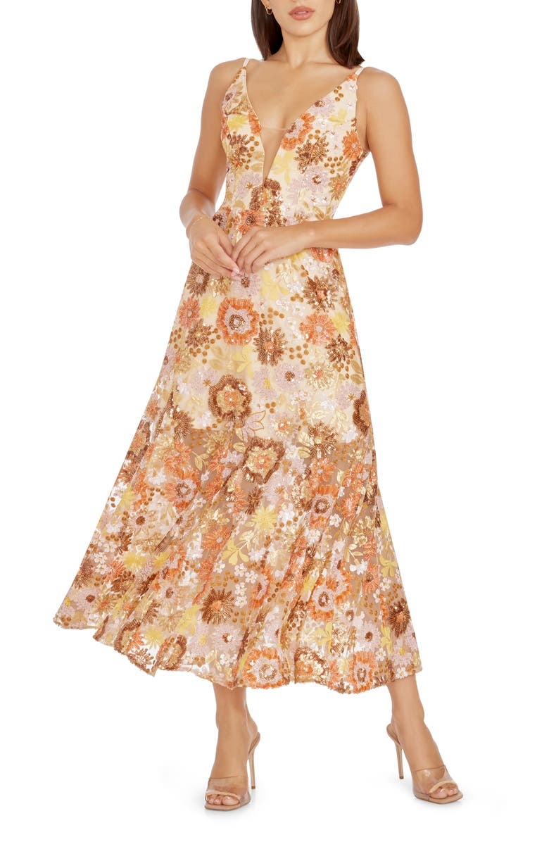 dress with floral print