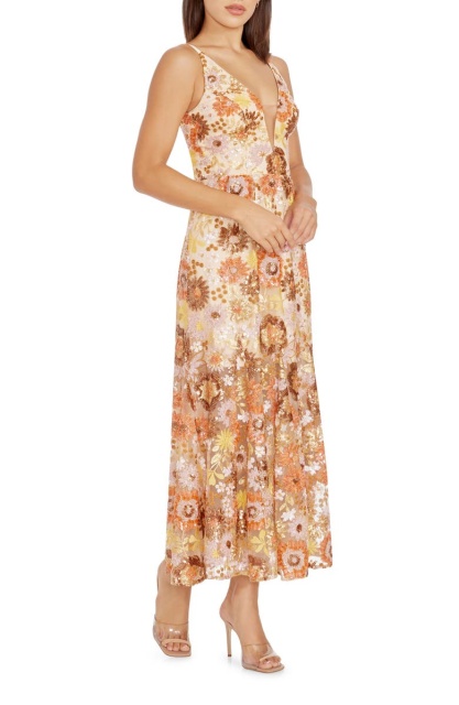 dress with floral print