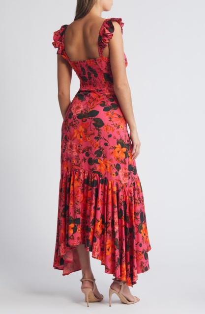 dress with floral print