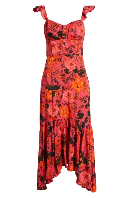 dress with floral print