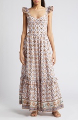 dress with floral print