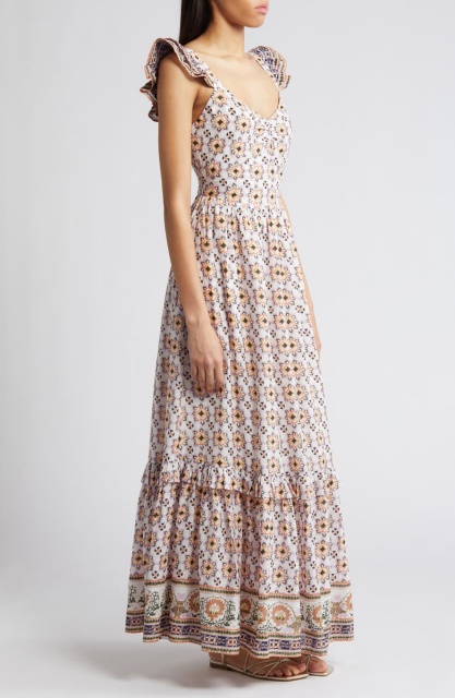 dress with floral print