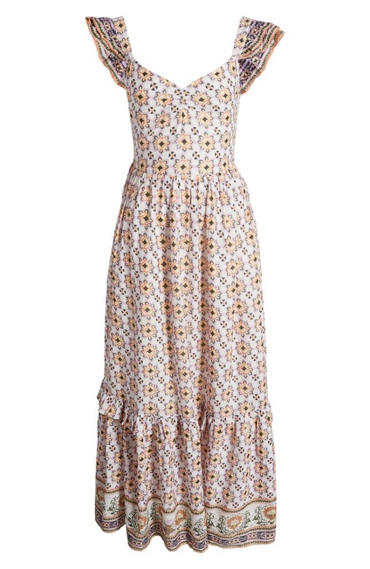 dress with floral print