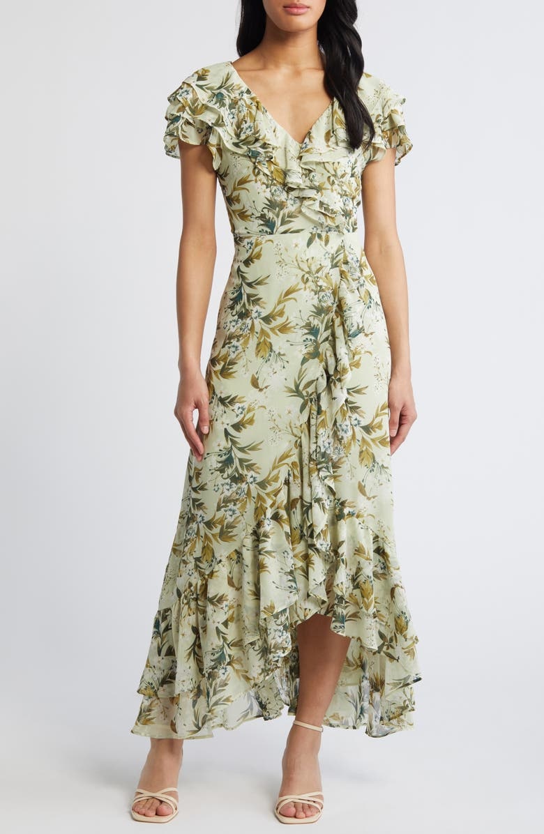 dress with floral print