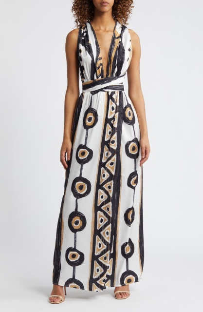 dress with floral print