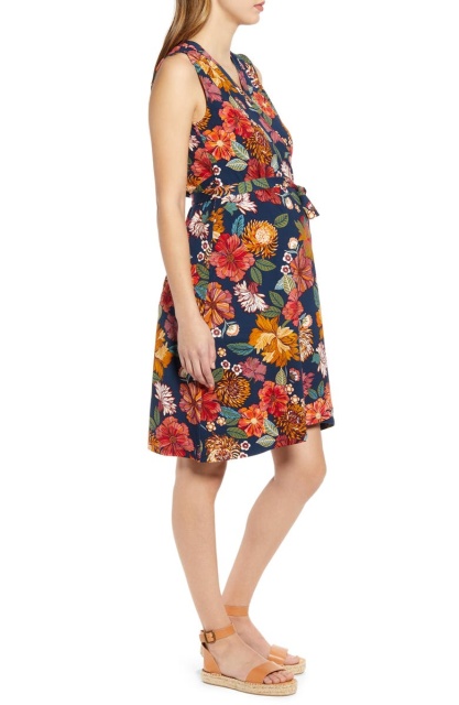 dress with floral print