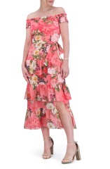 dress with floral print