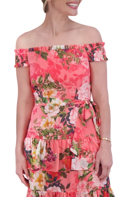 dress with floral print