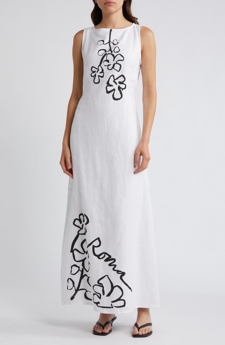 dress with floral print
