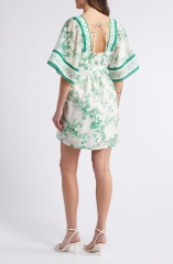 dress with floral print