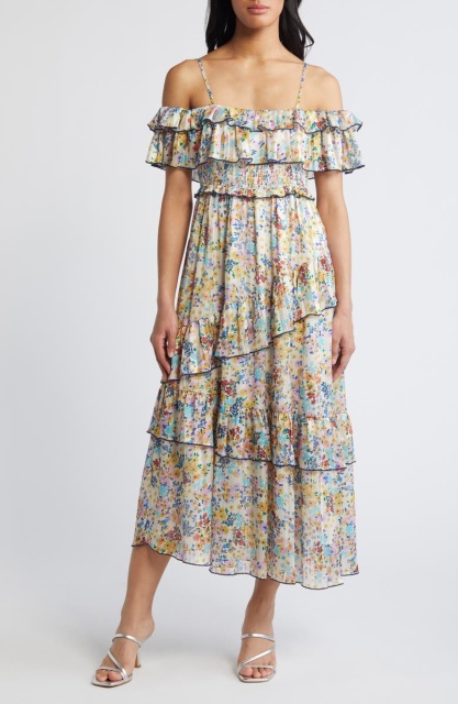 dress with floral print